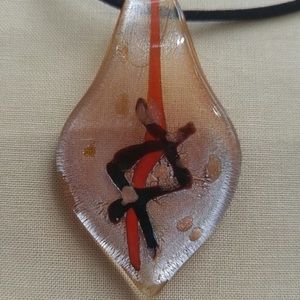 Vintage Asian Glass Necklace